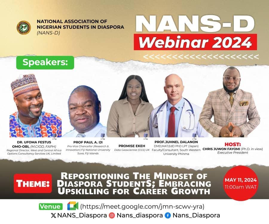 REPOSITIONING THE MINDSET OF DIASPORA STUDENTS; EMBRACING UPSKILLING FOR CAREER GROWTH